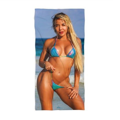 Beach Towel - Limited Edition Sexy Luisa in Tulum Print